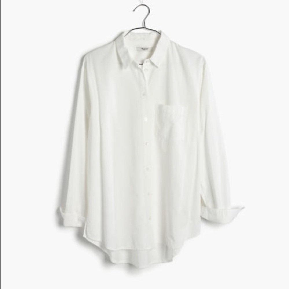 Madewell Drapey Oversized Boyfriend Top